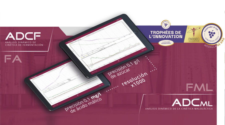 El nuevo sistema Parsec para el análisis directo de la cinética maloláctica obtiene Medalla de Oro en Vinitech Sifel